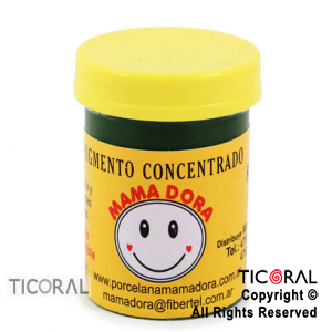 PIGMENTO CONCENTRADO P/PORCELANA FRIA VERDE OXIDO X 15GR X 1